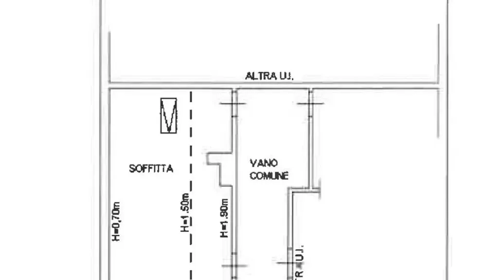 Plaan - Rearranged Apartment with Balcony in Modena