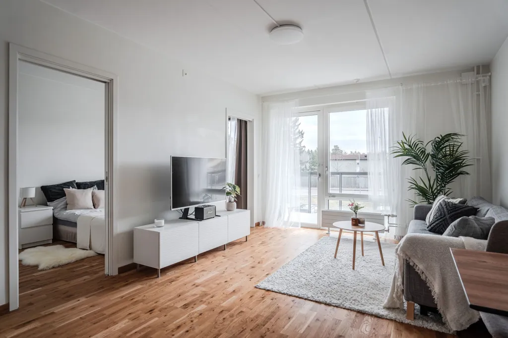 Séjour - Apartment with Balcony in Sävja, Uppsala