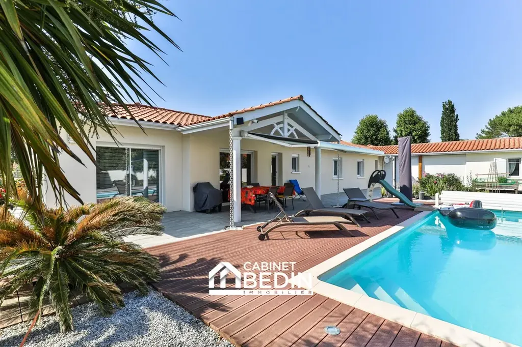 Bassein - Contemporary House with Pool near Biscarrosse Centre