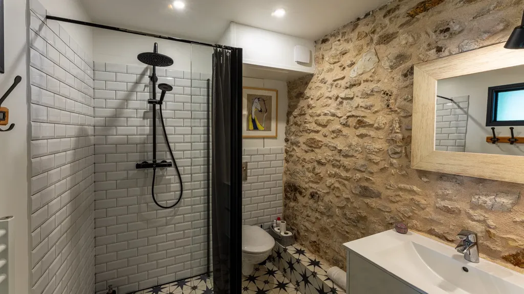Bathrooms - Renaissance Mill with Equestrian Facilities near Paris