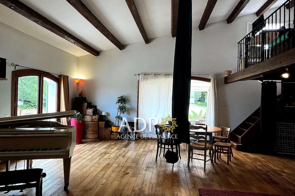 Séjour - Maison avec Couloir de Nage à Saint-Cezaire-sur-Siagne