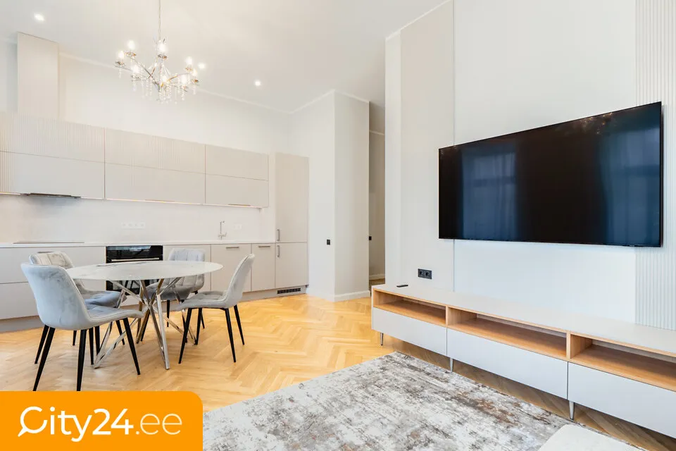 Séjour - Renovated 2-Bedroom Flat in Quiet Centre