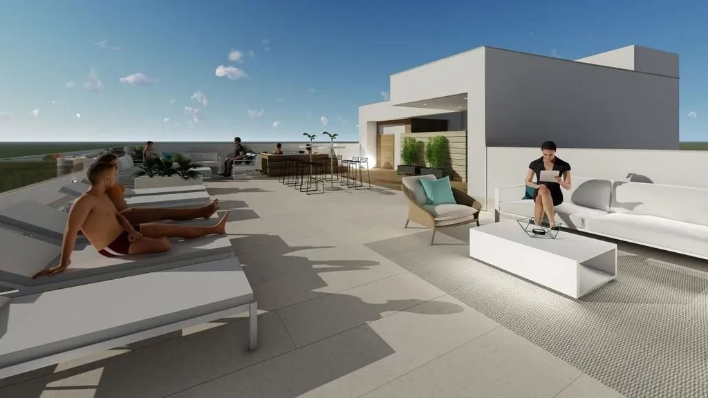 Terrasse - Luxury Flat with Rooftop Solarium in Torrevieja