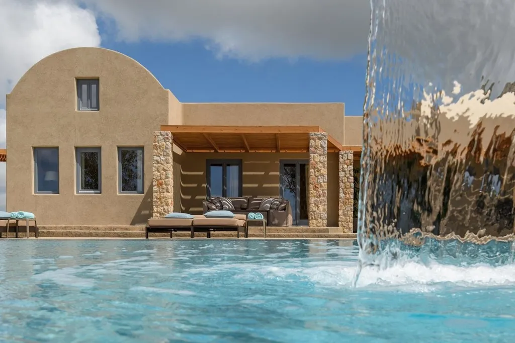 Bassein - Luxury Villa with Helipad in Santorini