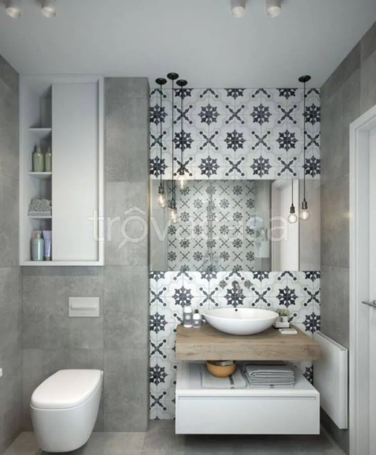 Salles de bain - Apartment with Balcony in Fermignano
