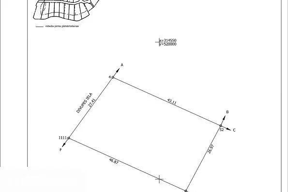 Planimetria - Approved House Plan in Riverpark, Riga