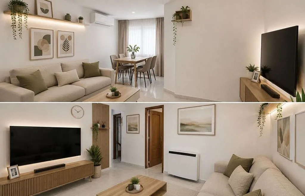 Elutuba - 2-Bed Apartment with Air Conditioning in Arcos, Madrid