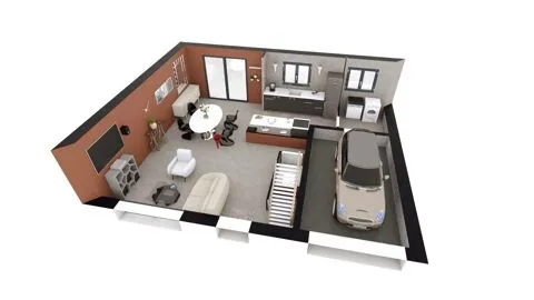 Plaan - Plot for New Build House with Garden in Forges-les-Eaux