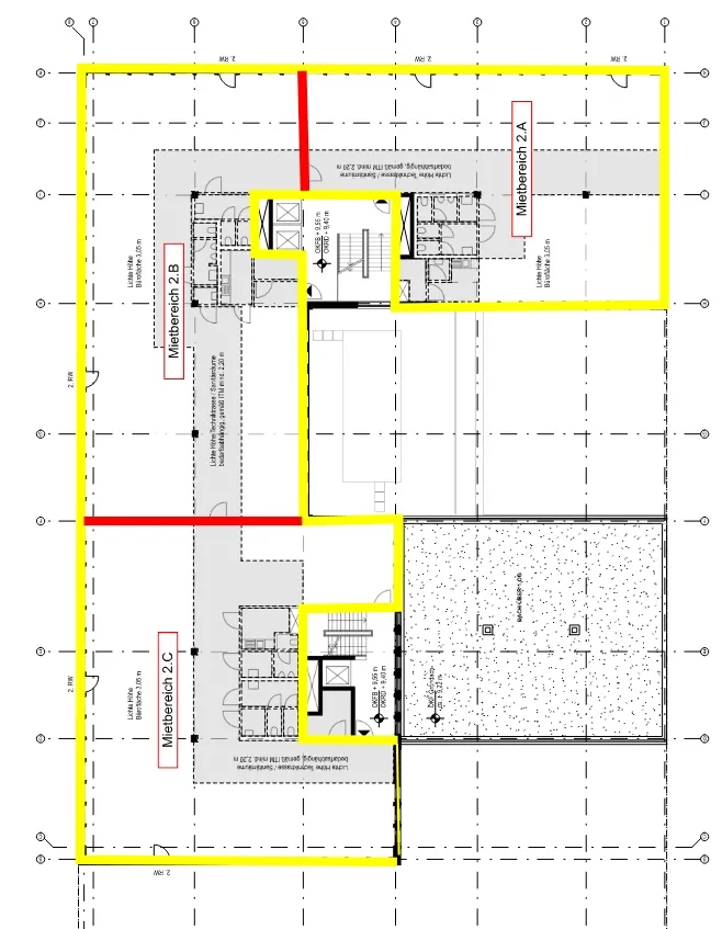 Plan - Bureau avec façade moirée à Esch-sur-Alzette