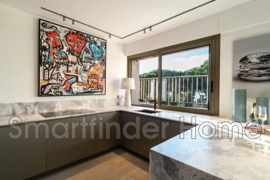 Köök - Luxury Apartment with Sea View in Cap d'Antibes