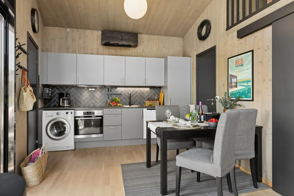 Cuisine - Modern Holiday Home with River View near Oslo