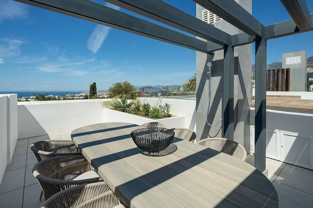 Terrace - Penthouse with Pool in Marbella