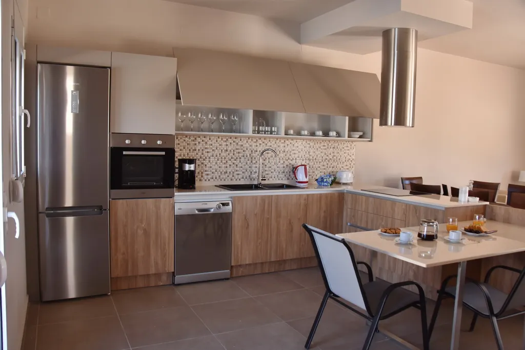 Cuisine - Villa with Sea View and Pool in Crete