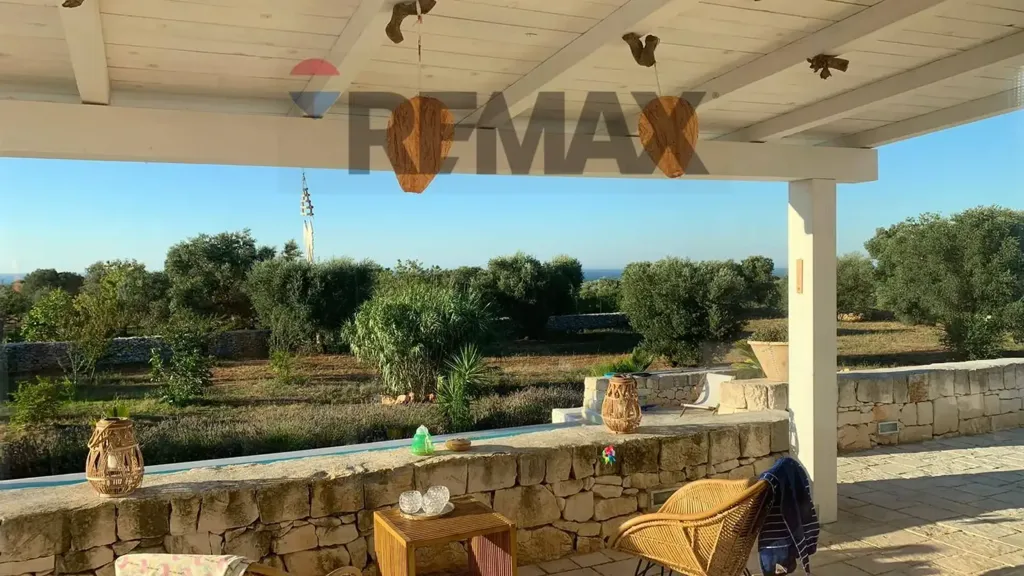 Terrasse - Villa with Pool and Sea View in Carovigno
