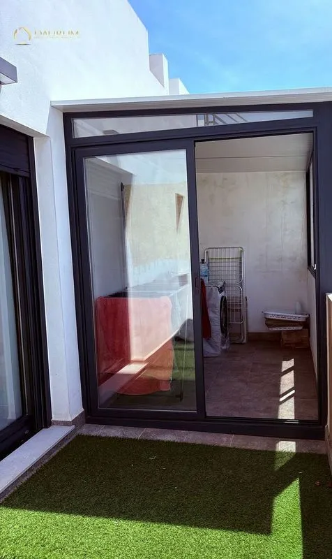 Terrasse - Semi-new Terraced House with Pool in La Rinconada