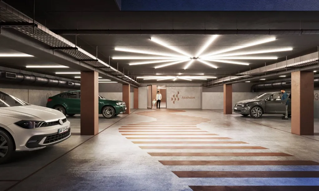 Garage - Apartment with Limfjord View in Aalborg