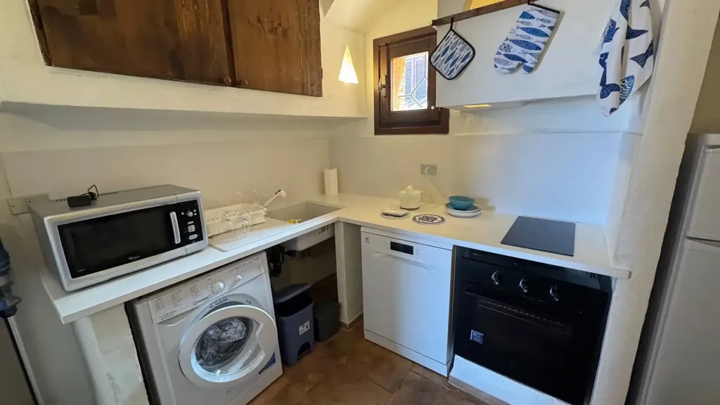 Kitchen - Apartment with Sea View in Porto Cervo