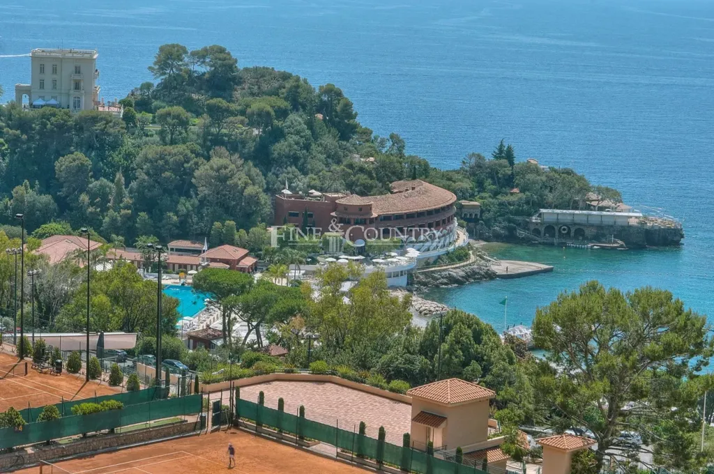 Vista aerea - Penthouse Villa with Sea View at Monaco Border