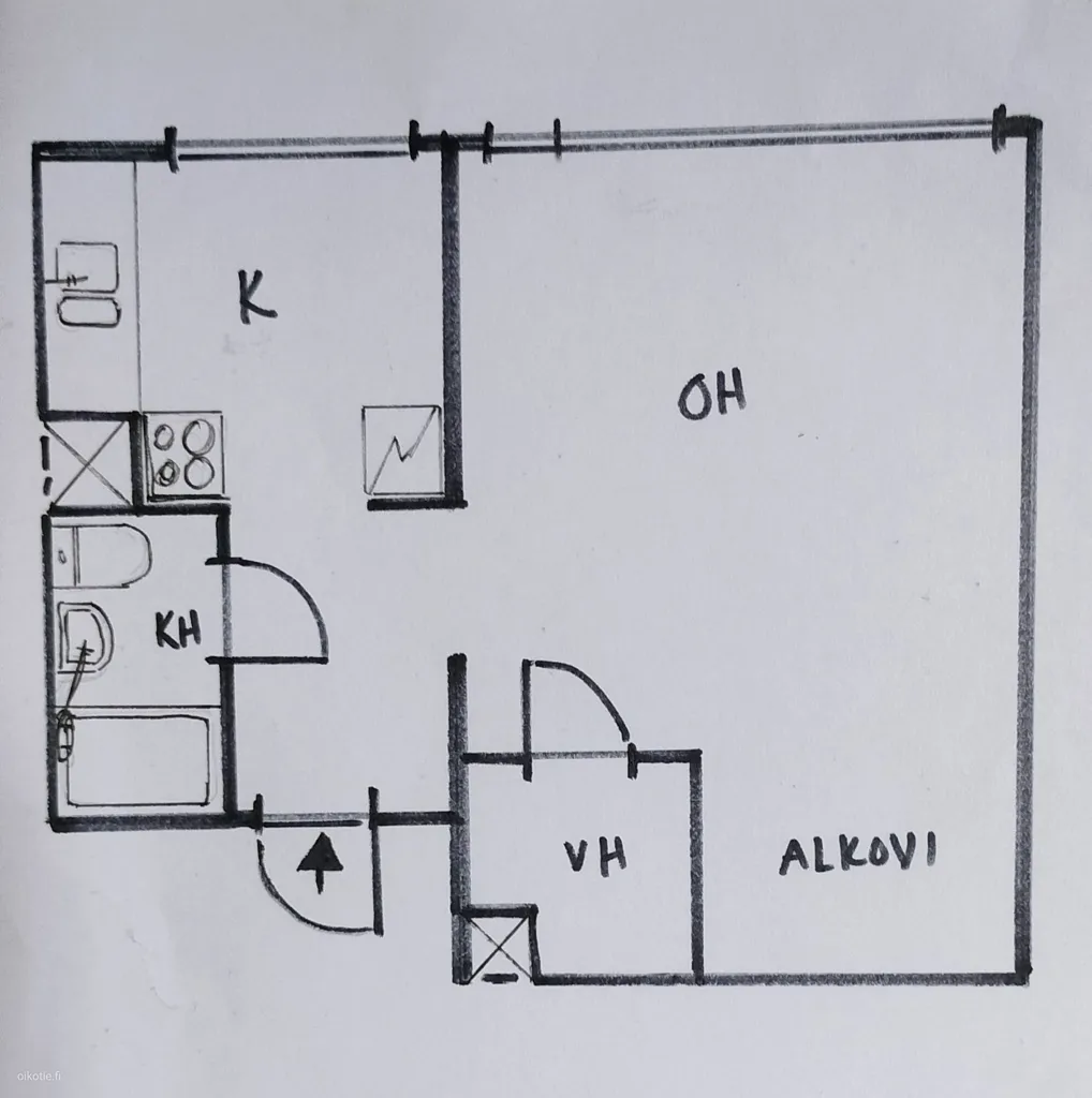 Apartment with Balcony in Möysä, Lahti