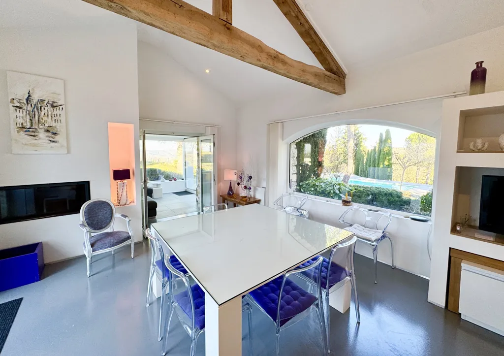 Söögituba - Luxury House with Pool in Calès