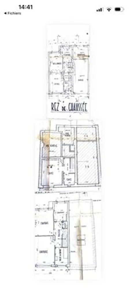 Plan - Maison à Rafraîchir avec Grand Garage à Hognoul