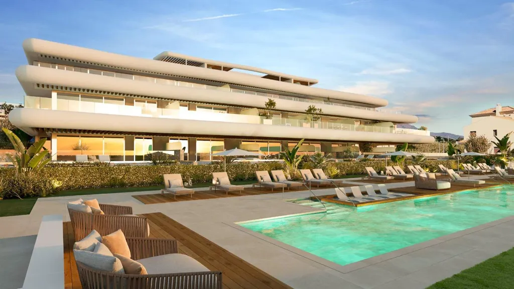 Piscine - Penthouse with Rooftop Pool in Casares