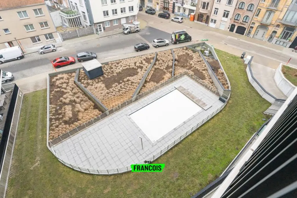 Vue aérienne - Appartement Moderne avec Vue Panoramique à Mariakerke