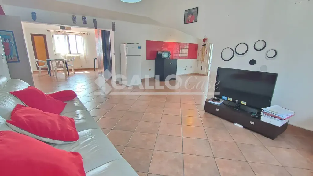 Living Room - Mansard Apartment with Balcony in Paola