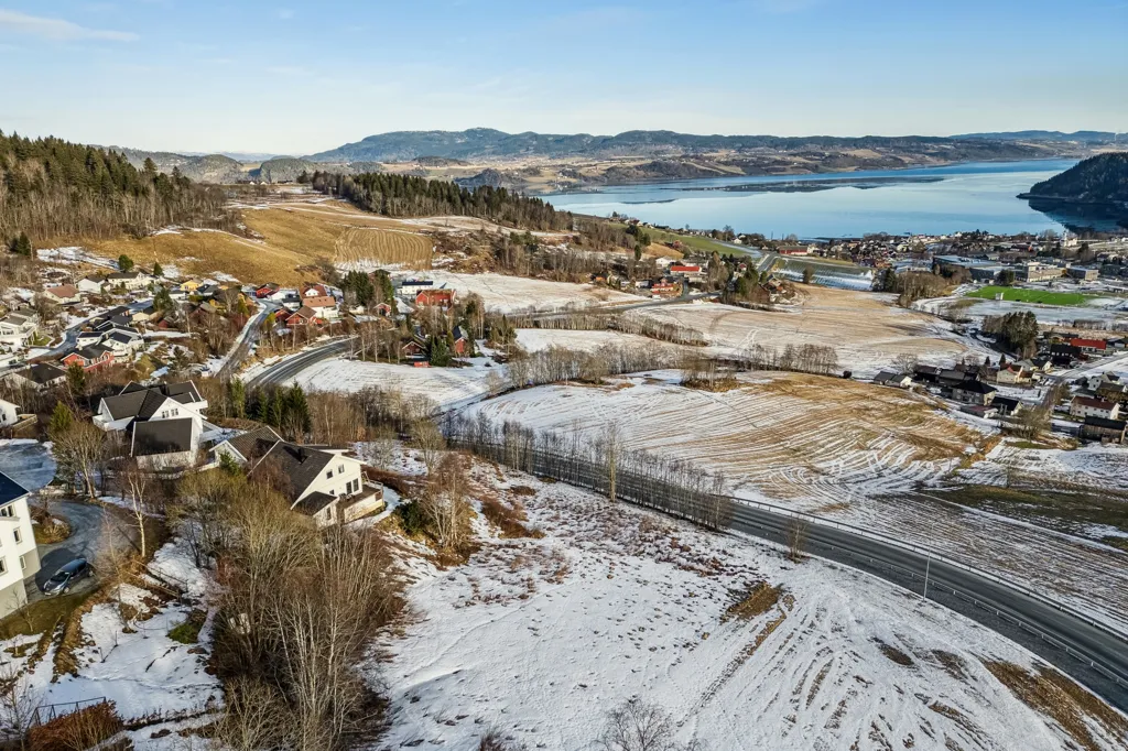Õhuvaade - Development Plot with Panoramic View in Fosshaugen