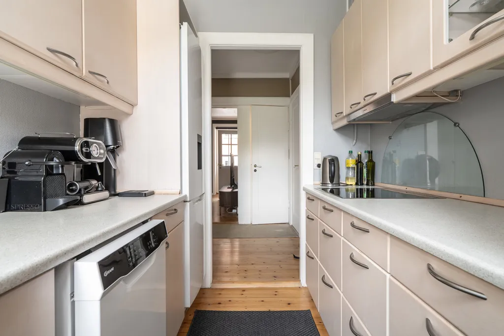 Cucina - Condo with Garden Access in Hillerød