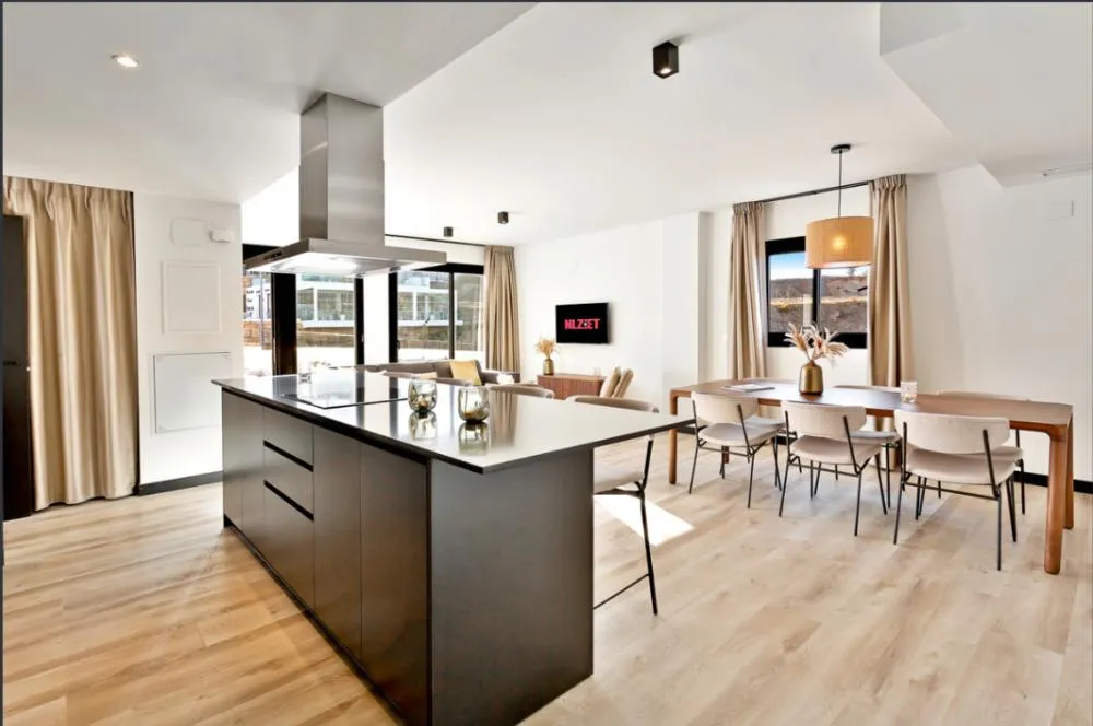 Köök - Key-Ready 3-Bed Apartment with Sea Views in Mijas