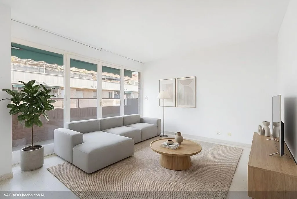 Séjour - Penthouse with Balcony in Sant Martí de Provençals