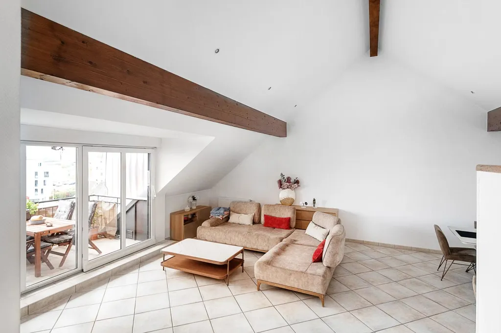 Séjour - Appartement Loft avec Balcons Sud à Mondorf-les-Bains