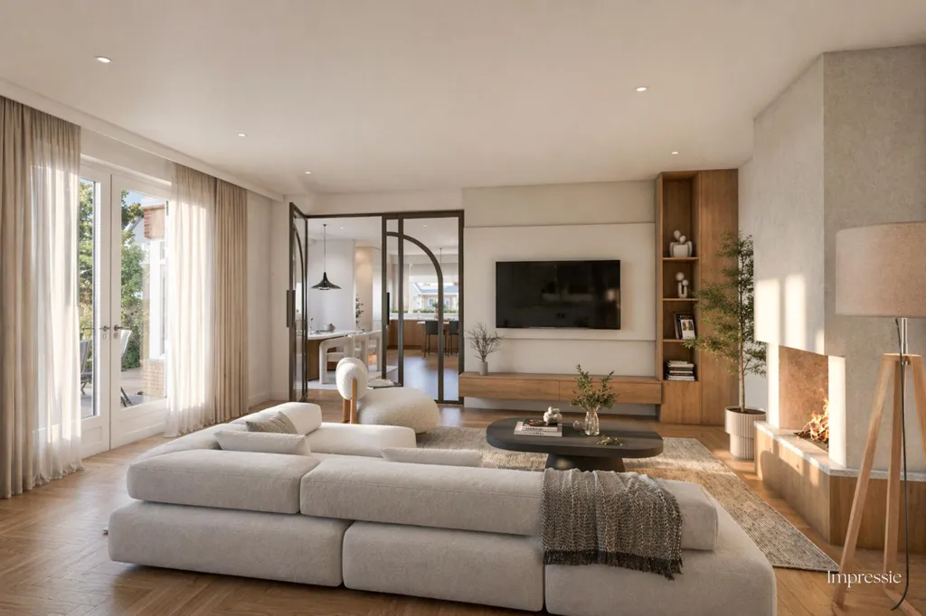 Soggiorno - Villa with Private Marina in Kwintsheul