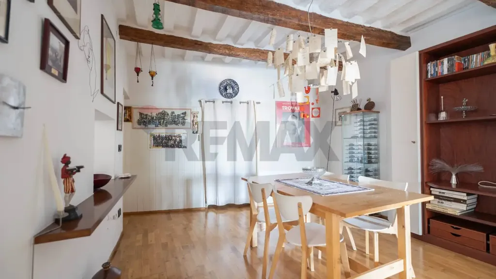 Sala da pranzo - Historic Bilocale with View in Jesi Centre