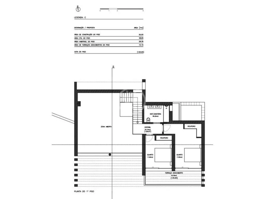 Plan - Development Land with Approved Project in Areeiro