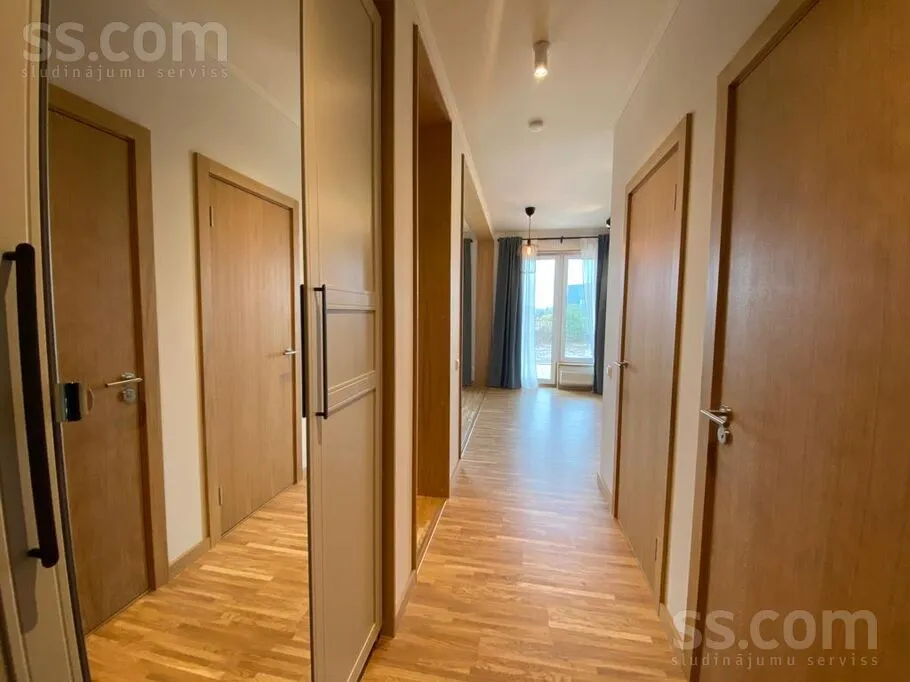 Hallway - 3-Bedroom Apartment with Lake View in Babītes