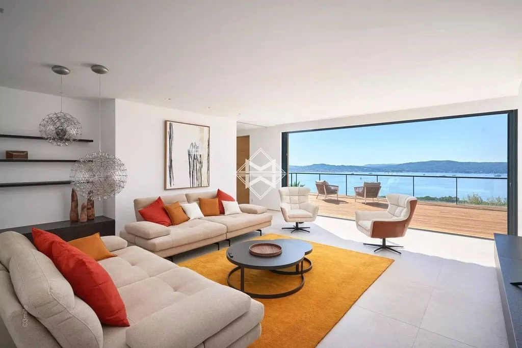 Soggiorno - Luxury Villa with Sea View in Grimaud