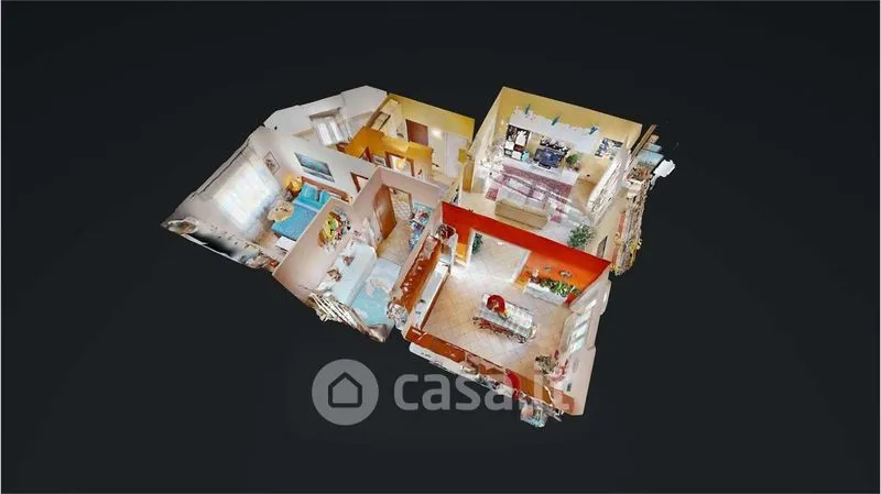 Plaan - Spacious 3-Bedroom Apartment in Arcore