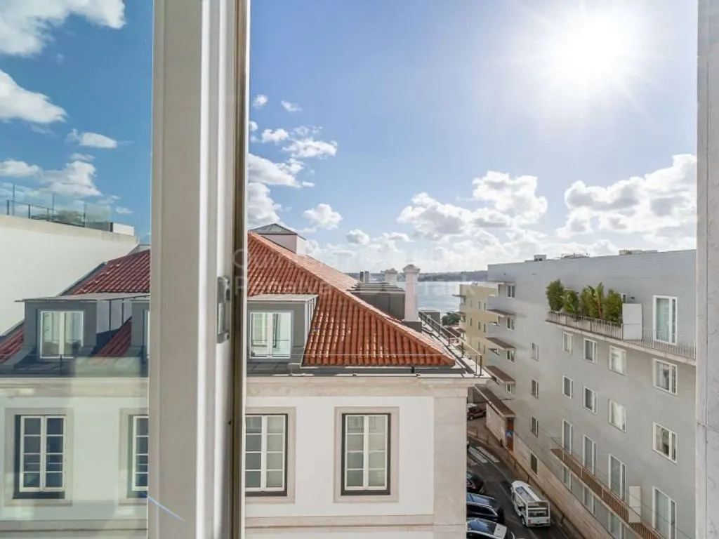 Balcony - Luxury Apartment with River View in Chiado, Lisbon