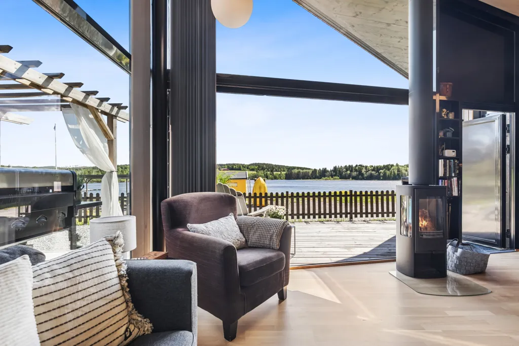Séjour - Modern Holiday Home with River View near Oslo