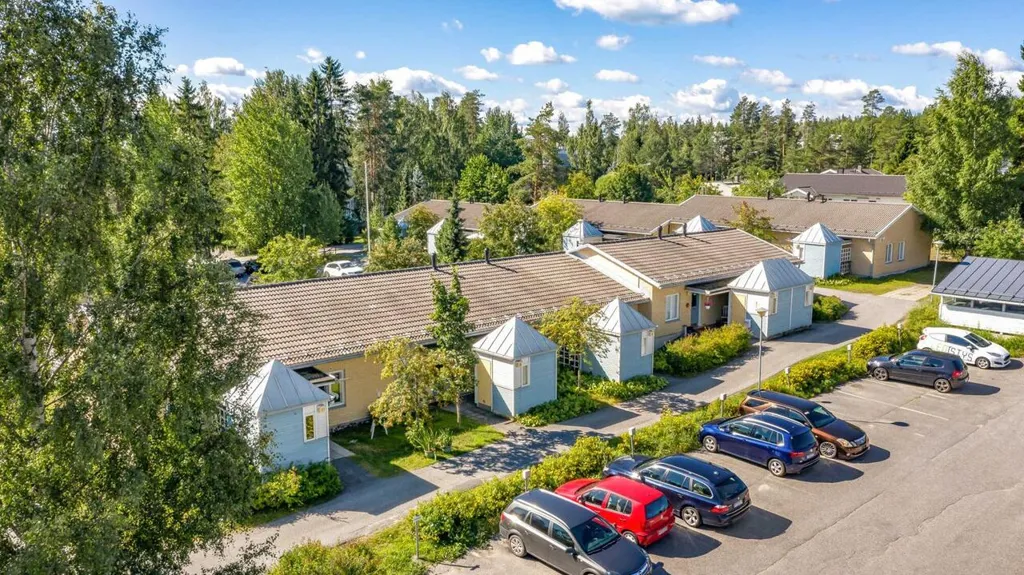 Vue aérienne - Terraced House with Sauna in Jyväsjärvi