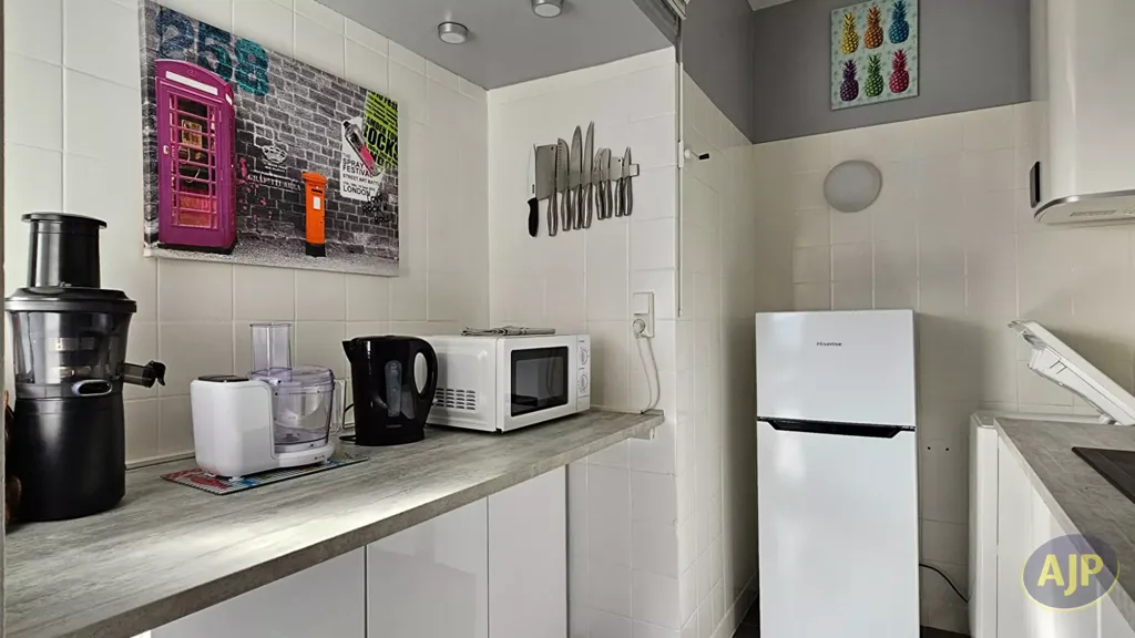Köök - 3-Bedroom Apartment with Loggia in Arcachon