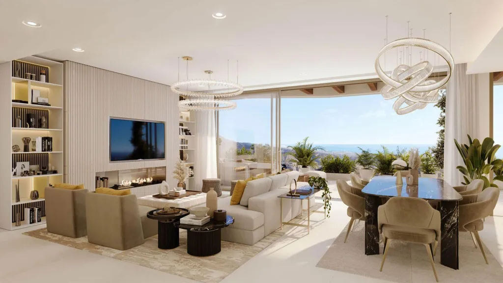 Salle à manger - Penthouse with Sea Views in La Zagaleta
