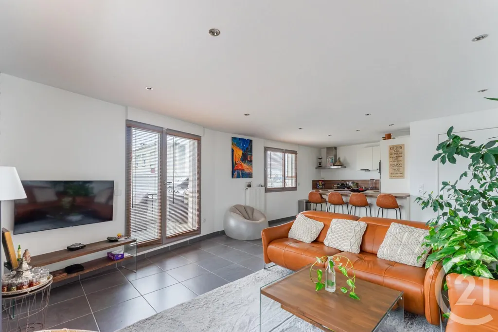 Séjour - Appartement T4 avec Toit Terrasse à Saint-Priest
