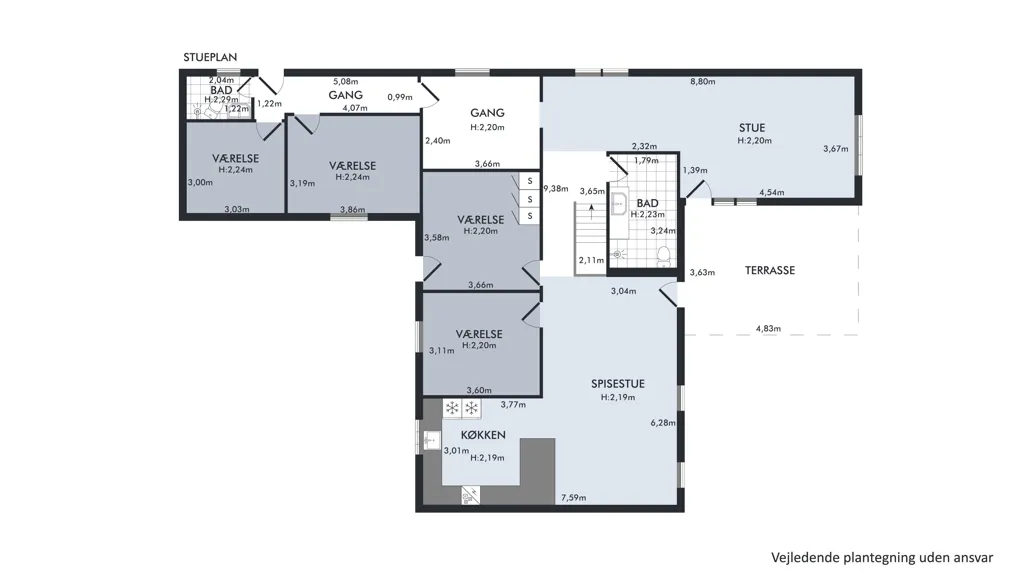 Plan - Villa with Garden near Silvsø, Haderslev