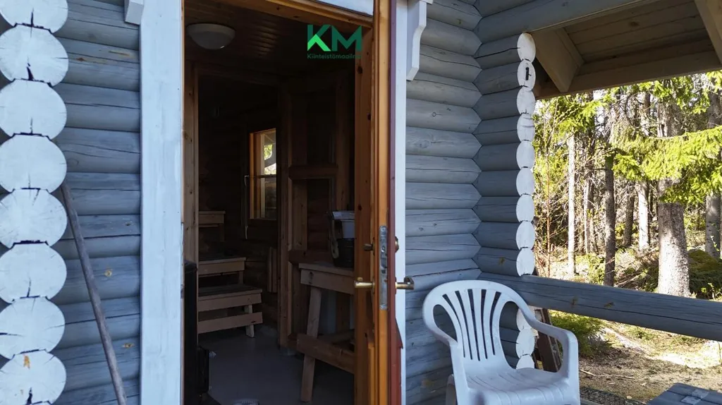 Terrace - Cottage with Private Sauna in Maksamaa