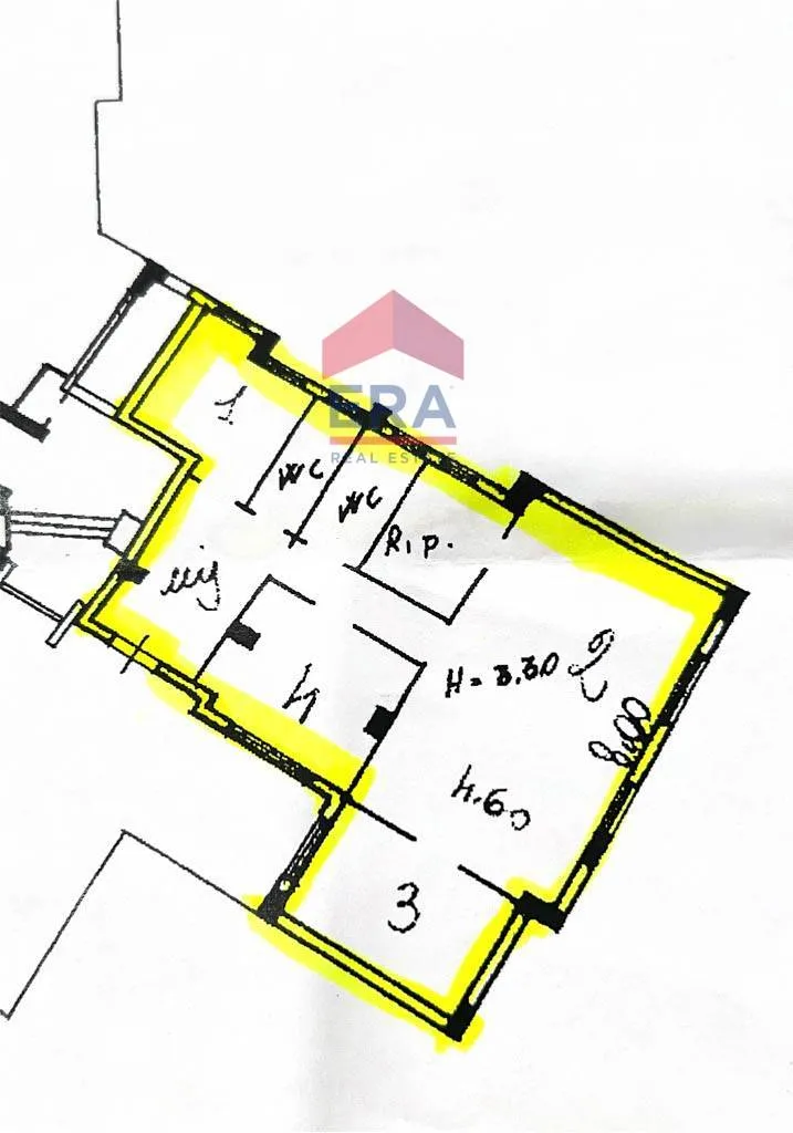 Planimetria - Adaptable Ground Floor Apartment in Erice