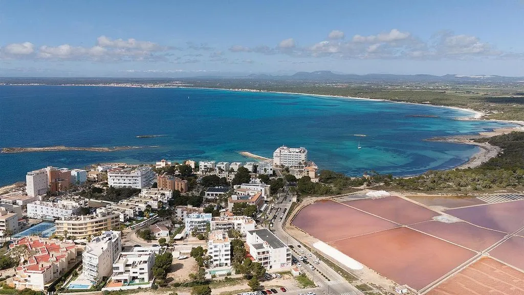 Aerial - Apartment with Pool and Terrace in Salines