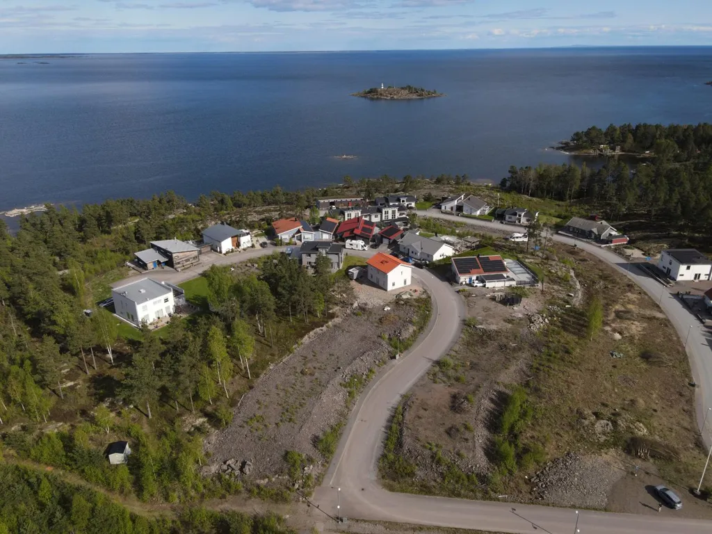 Vue aérienne - Planned Plot on Fogdegatan, Åmål
